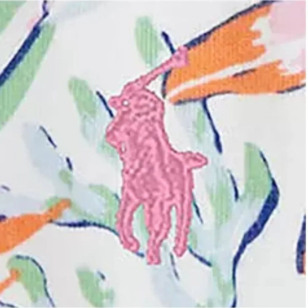 NWT Polo Ralph Lauren Girls Tropical Print Ruffled‎ Romper Multi-Color Summer